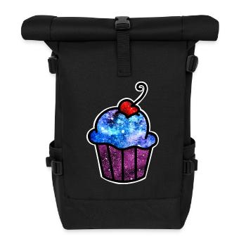 Cosmic Cupcake - Roll Top Backpack - black - Front