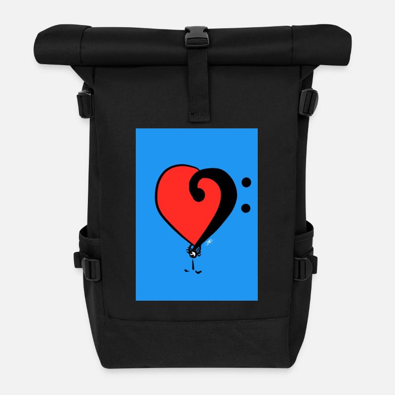 Low Kuoro - Roll Top Backpack - black