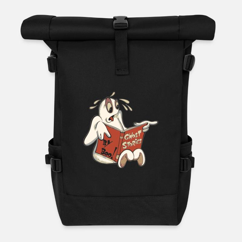 Gespenst - Rolltop Rucksack - Schwarz