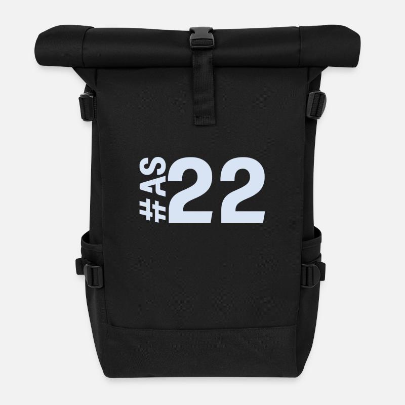 AS22 - Sac à dos roll top - noir