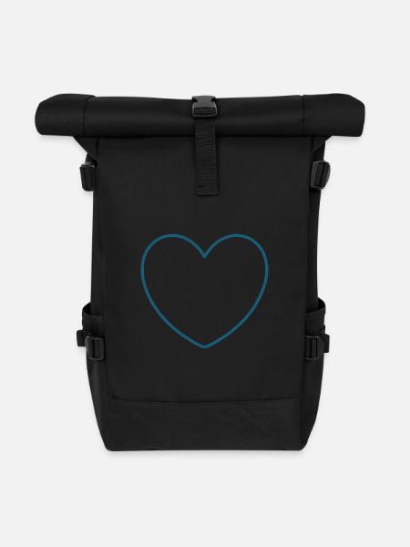Muttertags Geschenk Mutter Muttertag Geschenkidee - Rolltop Rucksack - Schwarz