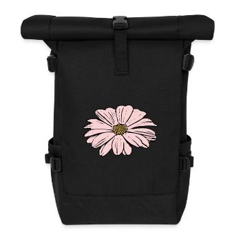 Fleur Rose Fleur Rose Fleurs Rose Fleurs Rose - Sac à dos roll top - noir - Devant