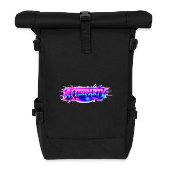 Afterparty Neon Pulse - Roll Top Backpack - black - Front