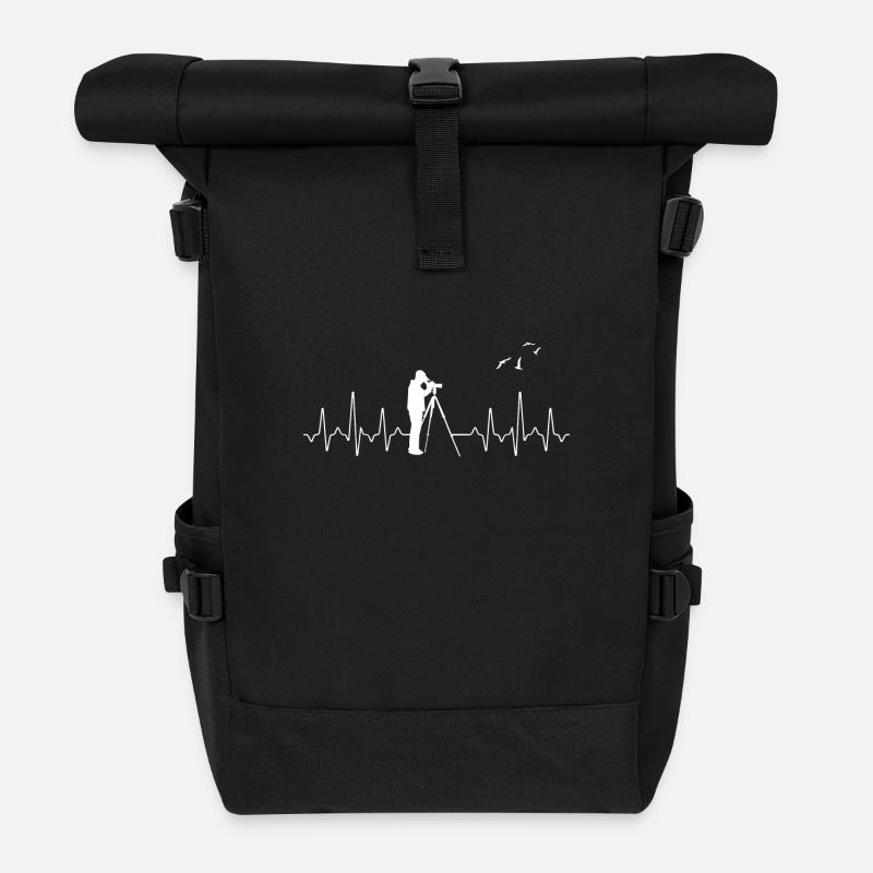 Ornithologe - Rolltop Rucksack - Schwarz