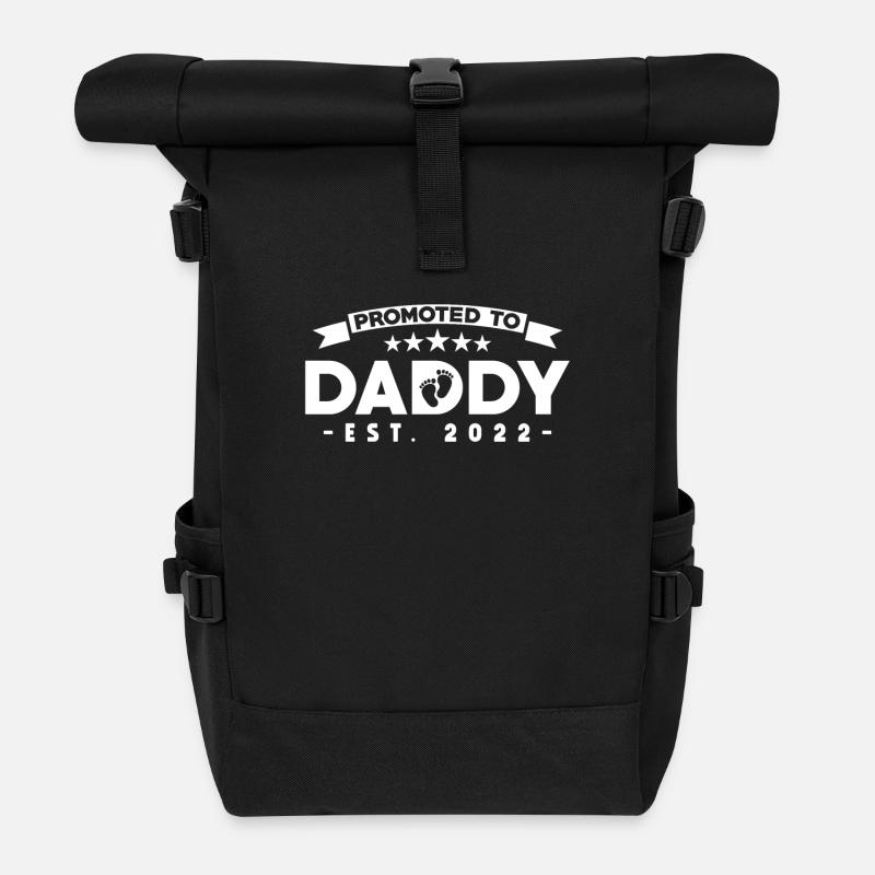 Daddy 2022 - Rolltop Rucksack - Schwarz