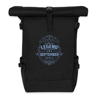 Une légende est née en septembre 2004 - Sac à dos roll top - noir - Devant