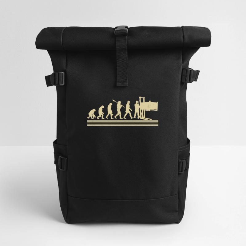 Evolution Der Fabrikarbeiter Rolltop Rucksack