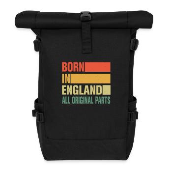 Né en Angleterre - Sac à dos roll top - noir - Devant