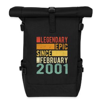 Anniversaire Février 2001 Épopée légendaire - Sac à dos roll top - noir - Devant