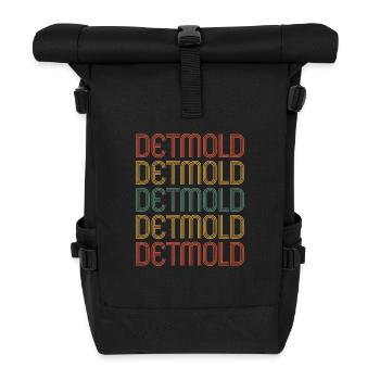 Detmolderin Detmolder Detmold - Rolltop Rucksack - Schwarz - Vorne