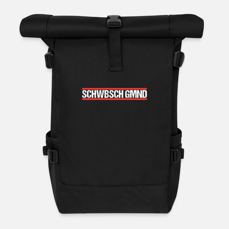 Schwäbisch Gmünder Schwäbisch Gmünd - Rolltop Rucksack - Schwarz