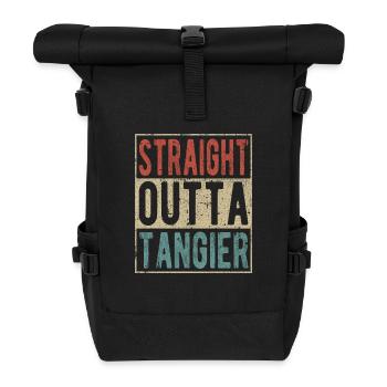 Tout droit sorti de Tanger - Sac à dos roll top - noir - Devant