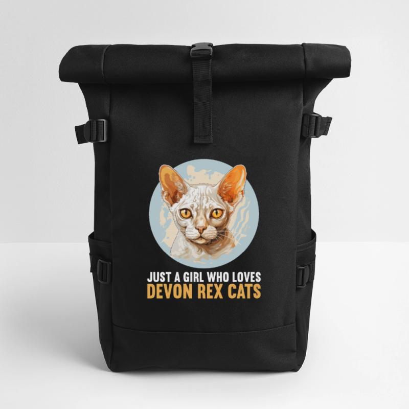 Chaton Devon Rex Chat Devon Rex Sac à dos roll top