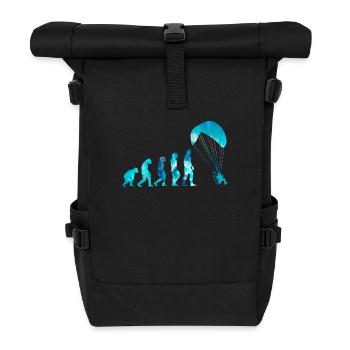 Évolution de la marche au paramoteur volant - Sac à dos roll top - noir - Devant