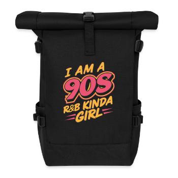 Je suis une fille R&B des années 90 - Sac à dos roll top - noir - Devant