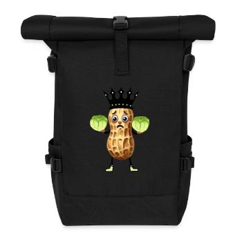 Kohl Erdnuss König Kohlkopf Gemüse Vegetarisch - Rolltop Rucksack - Schwarz - Vorne