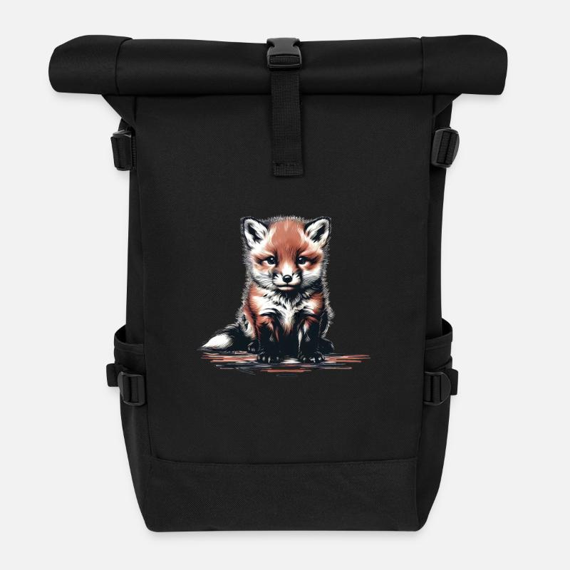 Renard Renards Renarde - Sac à dos roll top - noir
