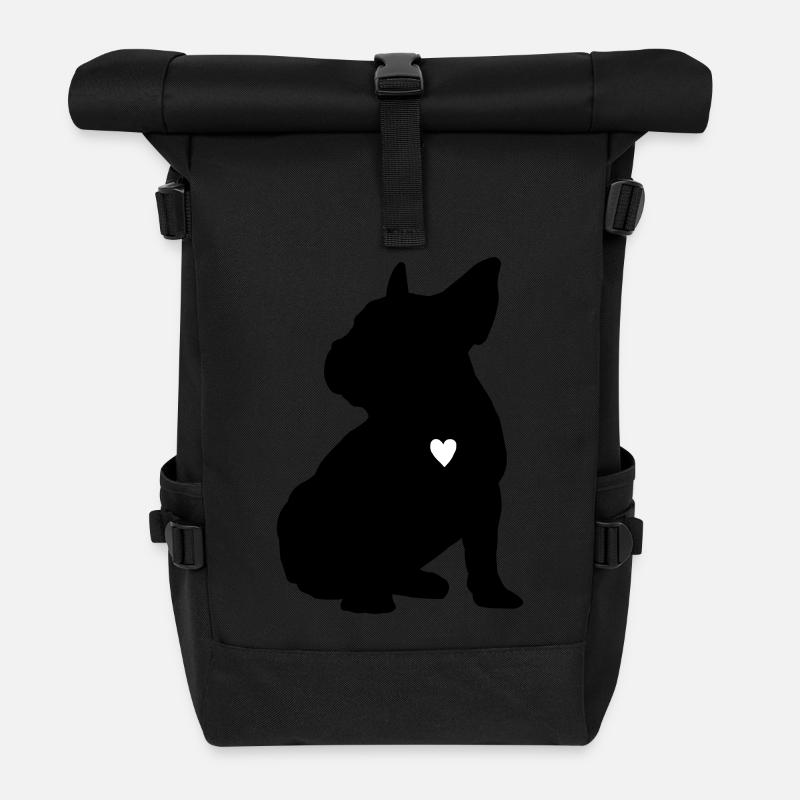 Bully for my heart - Rolltop Rucksack - Schwarz