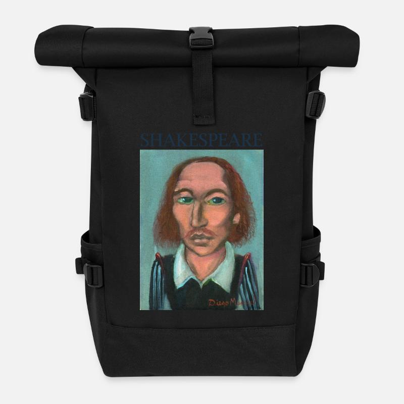 William Shakespeare - Sac à dos roll top - noir