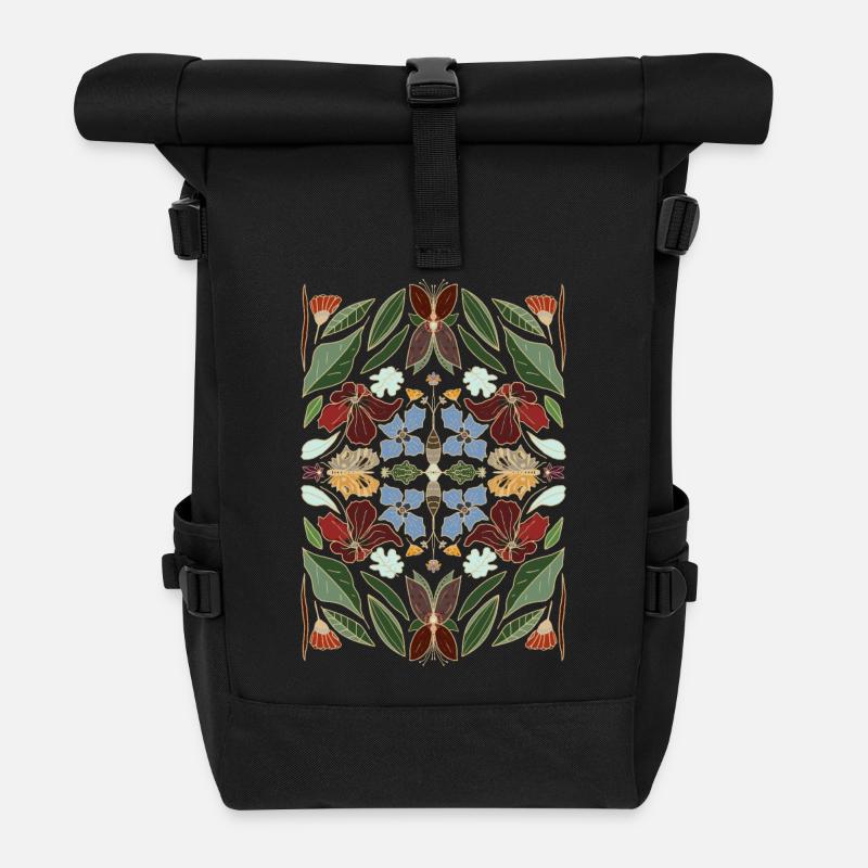 Mein lieber Garten - Rolltop Rucksack - Schwarz
