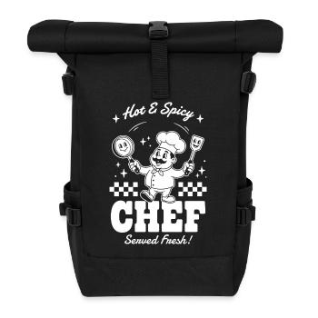 Kochzauber Hot & Spicy - Roll Top Backpack - black - Front
