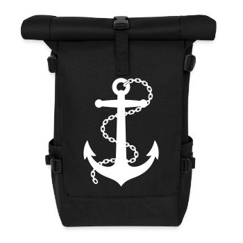 Anker - Rolltop Rucksack - Schwarz - Vorne