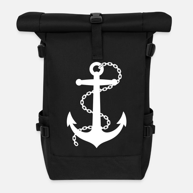 Anker - Rolltop Rucksack - Schwarz