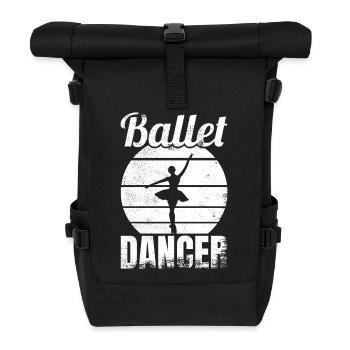 Drôle de danseuse de ballet - Sac à dos roll top - noir - Devant