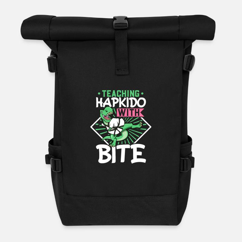 Hapkido mit Biss - Hapkido Trainer - Rolltop Rucksack - Schwarz