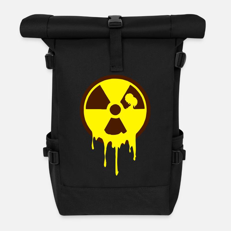 nuclear - Sac à dos roll top - noir