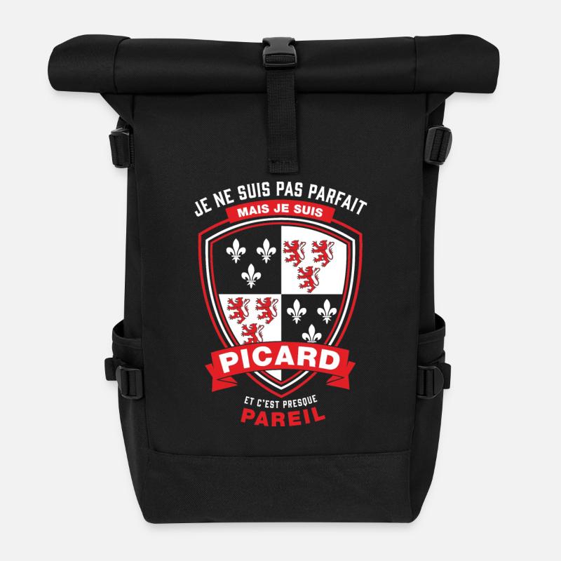 Picard Parfait - Sac à dos roll top - noir