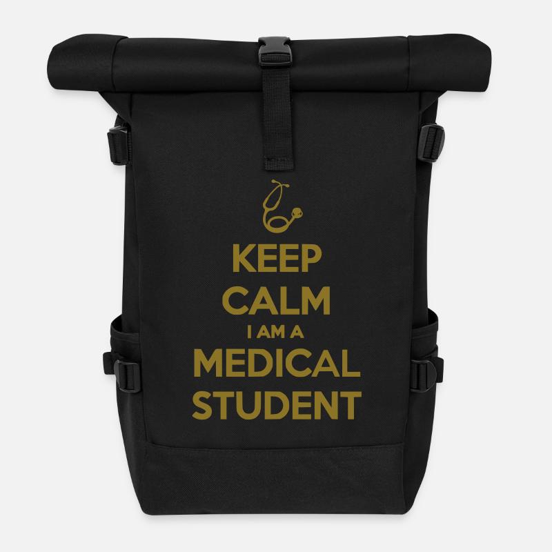 Keep Calm I Am A Medical Student - Sac à dos roll top - noir