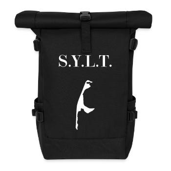 Sylt - Roll Top Backpack - black - Front