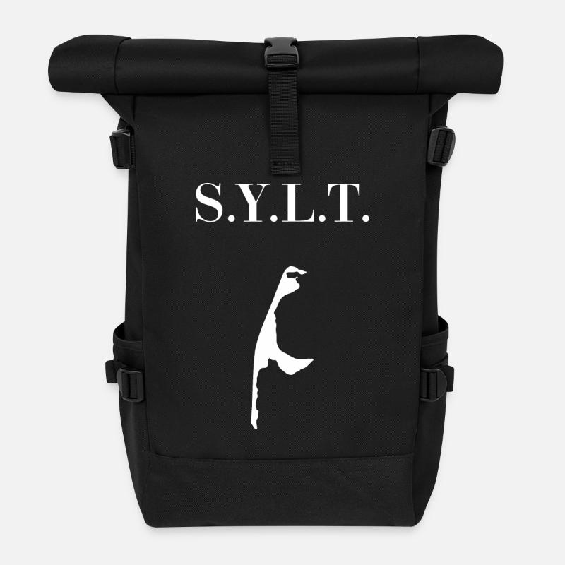 Sylt - Rolltop Rucksack - Schwarz