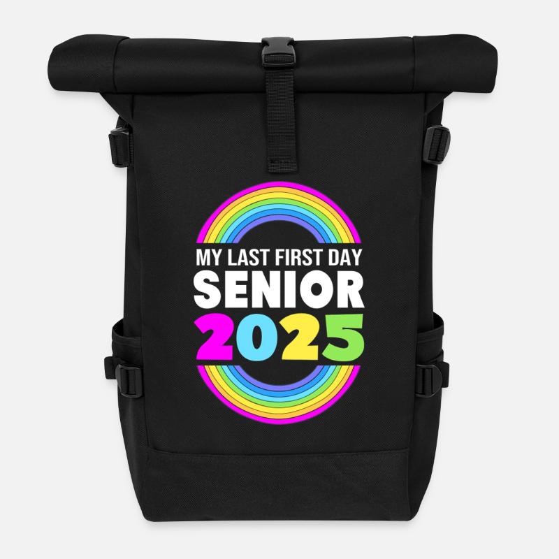 Klasse von 2025 - Rolltop Rucksack - Schwarz