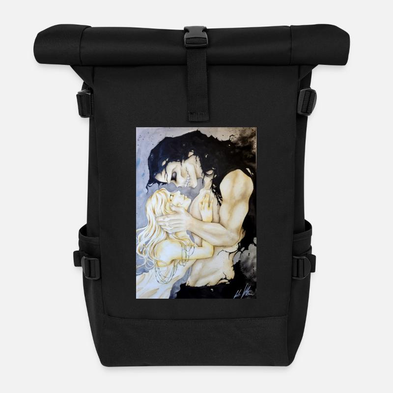 Join me in death - Rolltop Rucksack - Schwarz