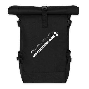 Wartburg - IFA mobile DDR - History - Rolltop Rucksack - Schwarz - Vorne