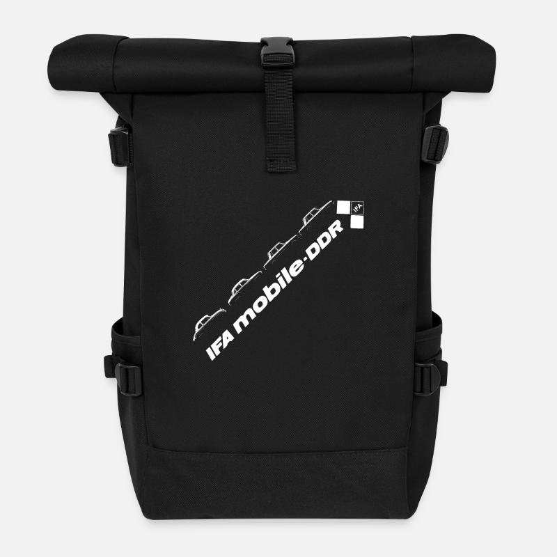 Wartburg - IFA mobile DDR - History - Rolltop Rucksack - Schwarz