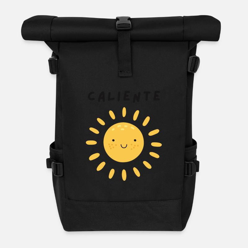 Caliente sun 1 - Roll Top Backpack - black