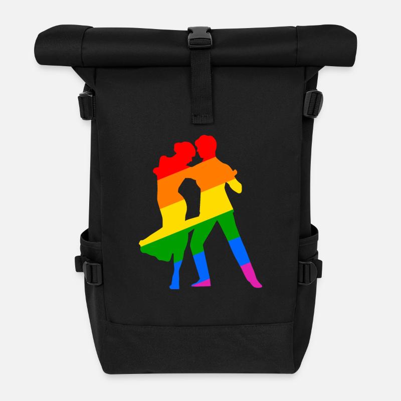 Tango LGBTQIA+ - Rolltop Rucksack - Schwarz