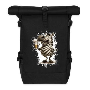 Bière Zebra Drôle - Sac à dos roll top - noir - Devant