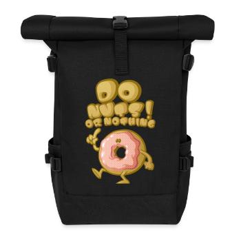 Do nuts - Roll Top Backpack - black - Front