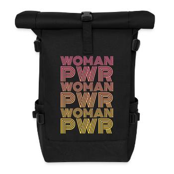 Le pouvoir de la femme - Sac à dos roll top - noir - Devant