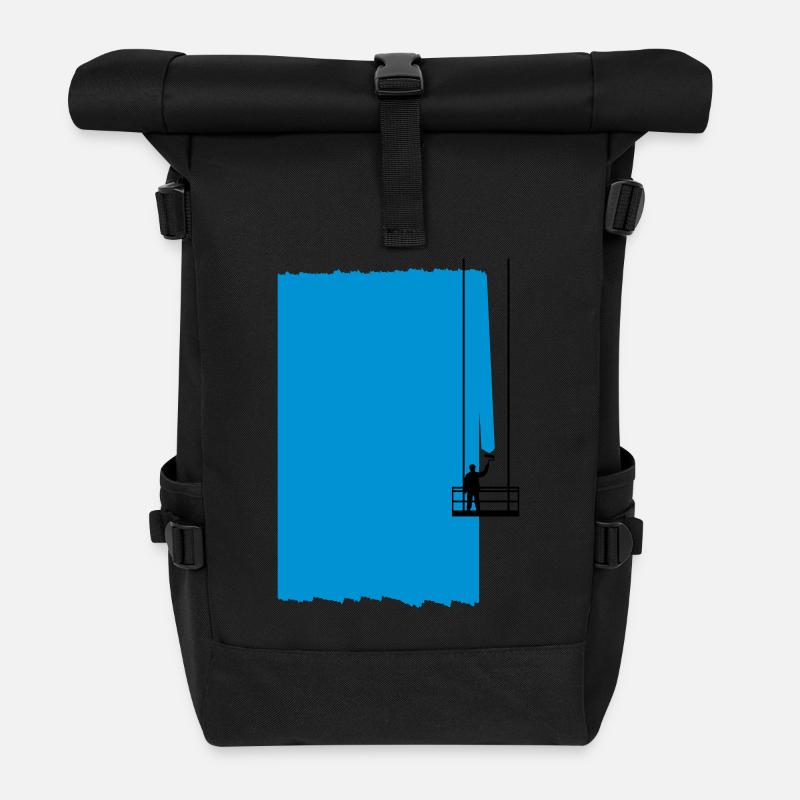 Fassaden Maler - Rolltop Rucksack - Schwarz