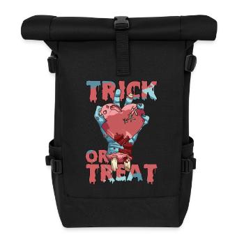 Trick or Treat - Roll Top Backpack - black - Front