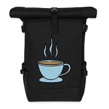 Coffee - Sac à dos roll top - noir - Devant