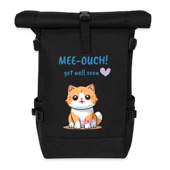 me-ouch! Wishing you a speedy recovery - Roll Top Backpack - black - Front