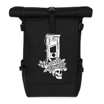 Self-Love // Illustration - Roll Top Backpack - black - Front