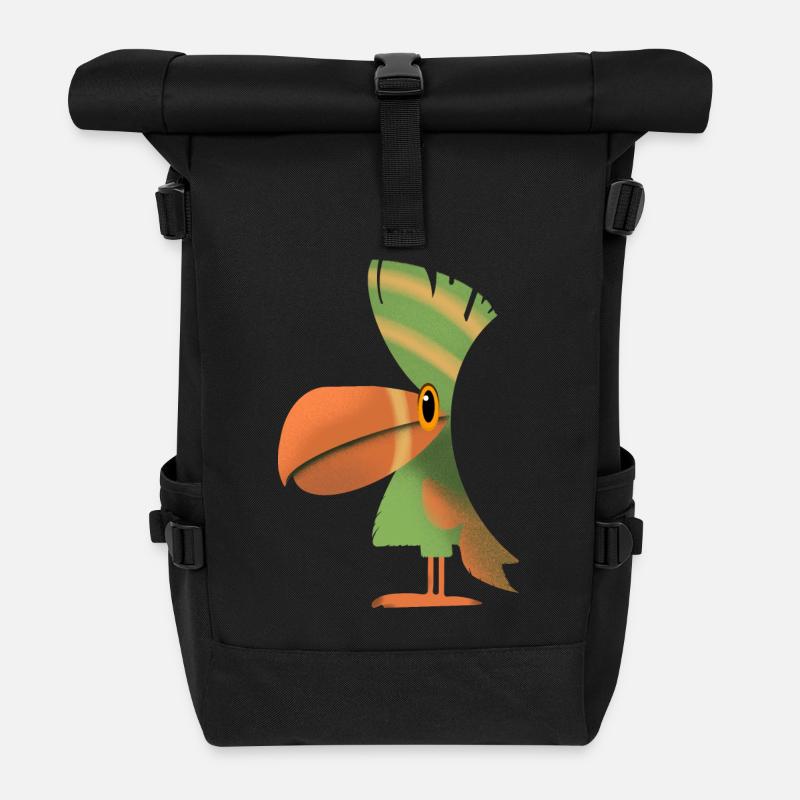 Tukan - Rolltop Rucksack - Schwarz