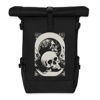 Skulls - Rolltop Rucksack - Schwarz - Vorne